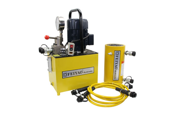 双作用大吨位液压千斤顶配套电动泵