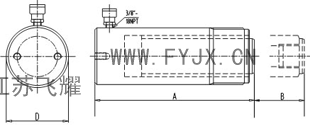 单作用液压千斤顶结构图