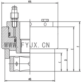 通用液压螺栓拉伸器示意图