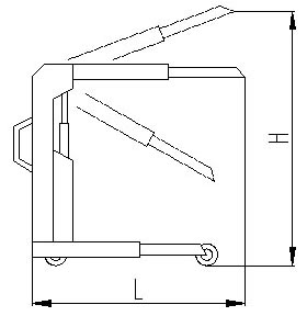 折叠式液压吊车示意图