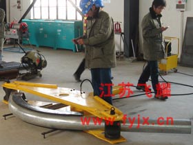 电动液压弯管机现场使用图