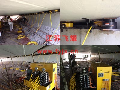 沪宁高速无锡段施工现场